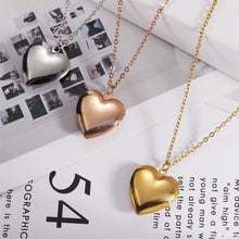 Heart Photo Locket Necklace