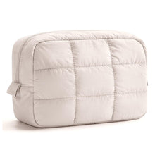 Quilted Puffy Makeup Pouch
