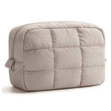 Quilted Puffy Makeup Pouch