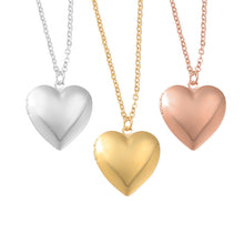 Heart Photo Locket Necklace