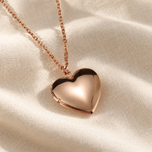 Heart Photo Locket Necklace