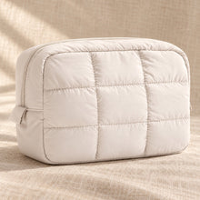 Quilted Puffy Makeup Pouch