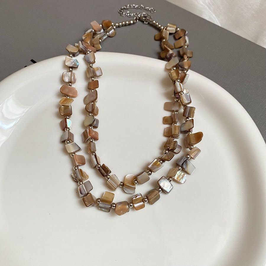 Natural Shell Chip Necklace